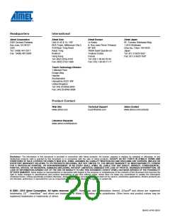 浏览型号AT42QT1010-TSHR的Datasheet PDF文件第20页