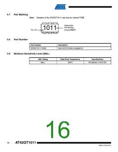 浏览型号AT42QT1011-TSHR的Datasheet PDF文件第16页