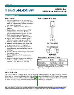 浏览型号DS2502-E48的Datasheet PDF文件第1页