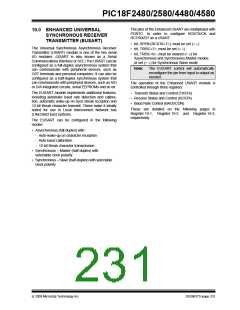 浏览型号PIC18F4580-I/PT的Datasheet PDF文件第231页