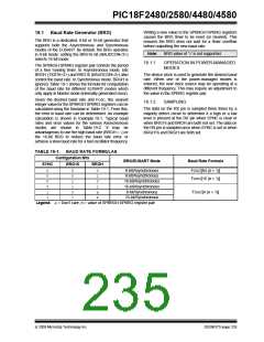 浏览型号PIC18F4580-I/PT的Datasheet PDF文件第235页