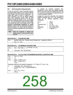 浏览型号PIC18F4580-I/PT的Datasheet PDF文件第258页