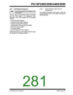 浏览型号PIC18F4580-I/PT的Datasheet PDF文件第281页