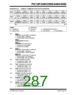 浏览型号PIC18F4580-I/PT的Datasheet PDF文件第287页