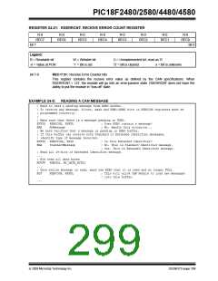 浏览型号PIC18F4580-I/PT的Datasheet PDF文件第299页