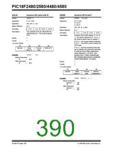浏览型号PIC18F4580-I/PT的Datasheet PDF文件第390页