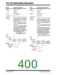 浏览型号PIC18F4580-I/PT的Datasheet PDF文件第400页