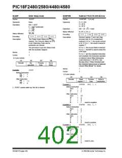 浏览型号PIC18F4580-I/PT的Datasheet PDF文件第402页