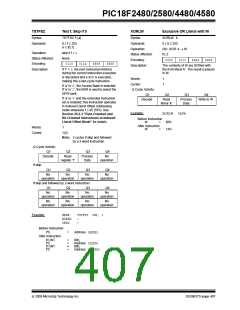 浏览型号PIC18F4580-I/PT的Datasheet PDF文件第407页