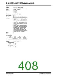 浏览型号PIC18F4580-I/PT的Datasheet PDF文件第408页