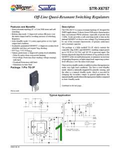 浏览型号STR-X6757的Datasheet PDF文件第1页