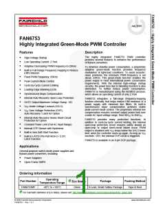 浏览型号FAN6753的Datasheet PDF文件第1页