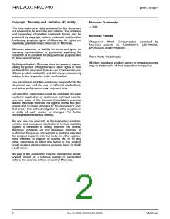 浏览型号HAL740SF-K的Datasheet PDF文件第2页