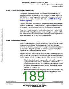 浏览型号68HC908RFRK2的Datasheet PDF文件第189页