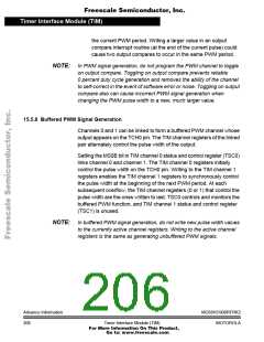 浏览型号68HC908RFRK2的Datasheet PDF文件第206页