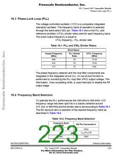 浏览型号68HC908RFRK2的Datasheet PDF文件第223页