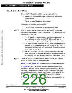浏览型号68HC908RFRK2的Datasheet PDF文件第226页