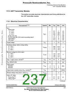 浏览型号68HC908RFRK2的Datasheet PDF文件第237页