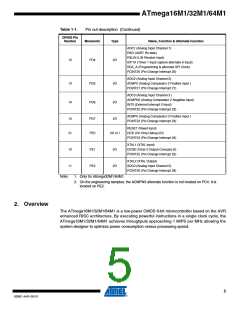 浏览型号ATMEGA16M1-AU的Datasheet PDF文件第5页