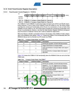 浏览型号ATMEGA16M1_1的Datasheet PDF文件第130页