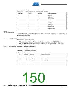 浏览型号ATMEGA16M1_1的Datasheet PDF文件第150页