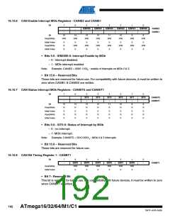 浏览型号ATMEGA16M1_1的Datasheet PDF文件第192页