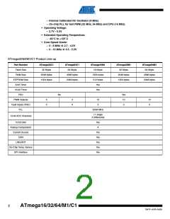 浏览型号ATMEGA16M1_1的Datasheet PDF文件第2页