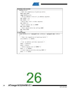浏览型号ATMEGA16M1_1的Datasheet PDF文件第26页