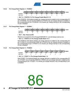 浏览型号ATMEGA16M1_1的Datasheet PDF文件第86页