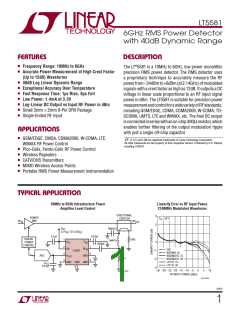 浏览型号LT5581的Datasheet PDF文件第1页