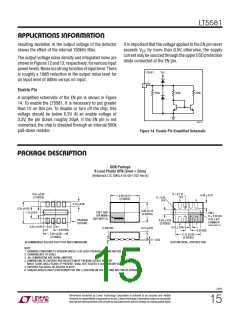 浏览型号LT5581的Datasheet PDF文件第15页