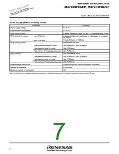 浏览型号M37905F8CSP的Datasheet PDF文件第7页