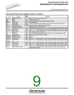 浏览型号M37905F8CSP的Datasheet PDF文件第9页