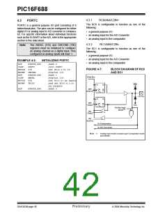 浏览型号PIC16F688-I/P的Datasheet PDF文件第42页