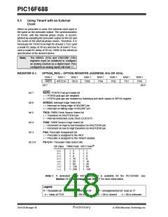 浏览型号PIC16F688-I/P的Datasheet PDF文件第48页