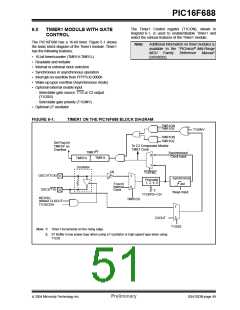 浏览型号PIC16F688-I/P的Datasheet PDF文件第51页