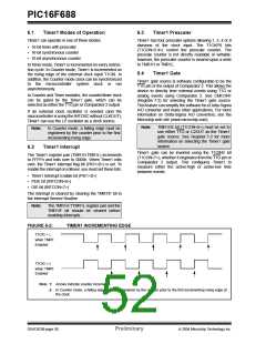 浏览型号PIC16F688-I/P的Datasheet PDF文件第52页