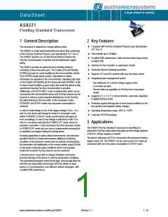 浏览型号AS8221-ASSU的Datasheet PDF文件第1页
