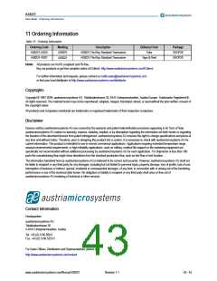浏览型号AS8221-ASSU的Datasheet PDF文件第43页