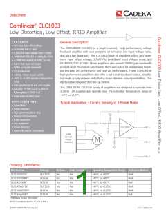 浏览型号CLC1003ISO8X的Datasheet PDF文件第1页