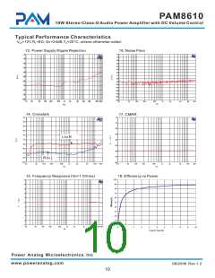 浏览型号PAM8610的Datasheet PDF文件第10页
