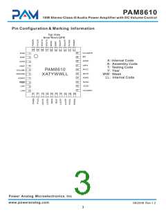 浏览型号PAM8610的Datasheet PDF文件第3页