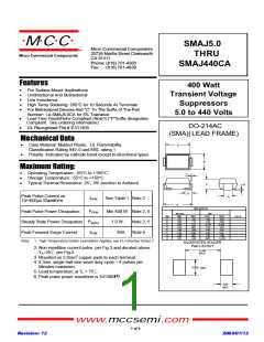 浏览型号SMAJ30CA的Datasheet PDF文件第1页