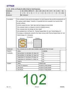 浏览型号ST7628的Datasheet PDF文件第102页