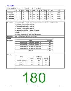 浏览型号ST7628的Datasheet PDF文件第180页