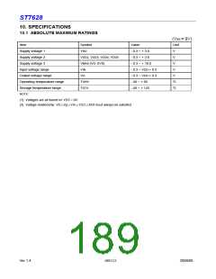 浏览型号ST7628的Datasheet PDF文件第189页
