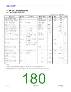 浏览型号ST7669V的Datasheet PDF文件第180页