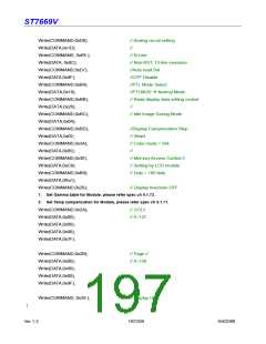 浏览型号ST7669V的Datasheet PDF文件第197页