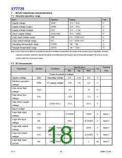 浏览型号ST7735的Datasheet PDF文件第18页