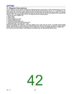 浏览型号ST7781的Datasheet PDF文件第42页